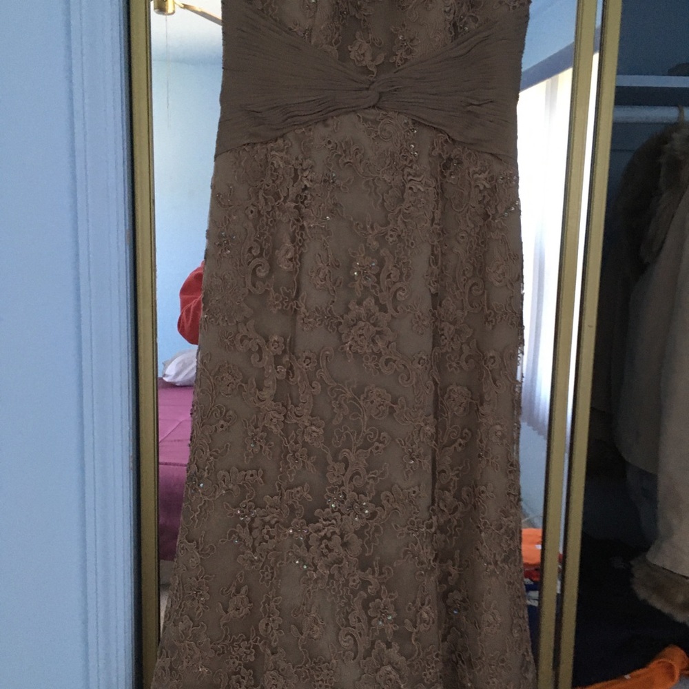 Beautiful Coco Colored Spaghetti Strap - image 3